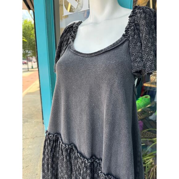 FP Wanderlust Gray Mini Dress Size XS - Picture 2 of 5
